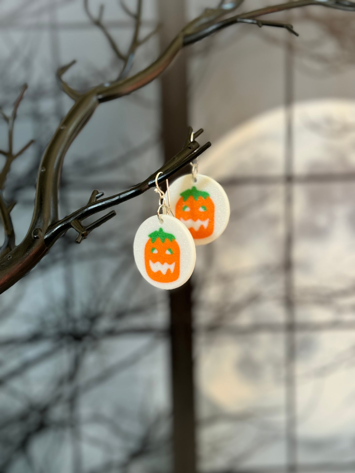 Cozy Cookie Earrings - Pumpkins