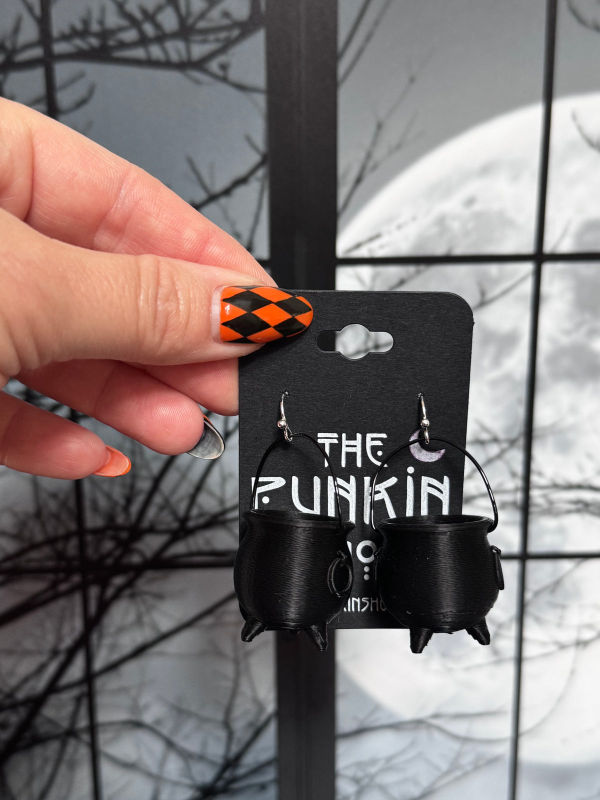 Mini Cauldron Earrings