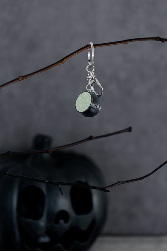 Spring-o-ween Cauldron Purse Charm/Keychain