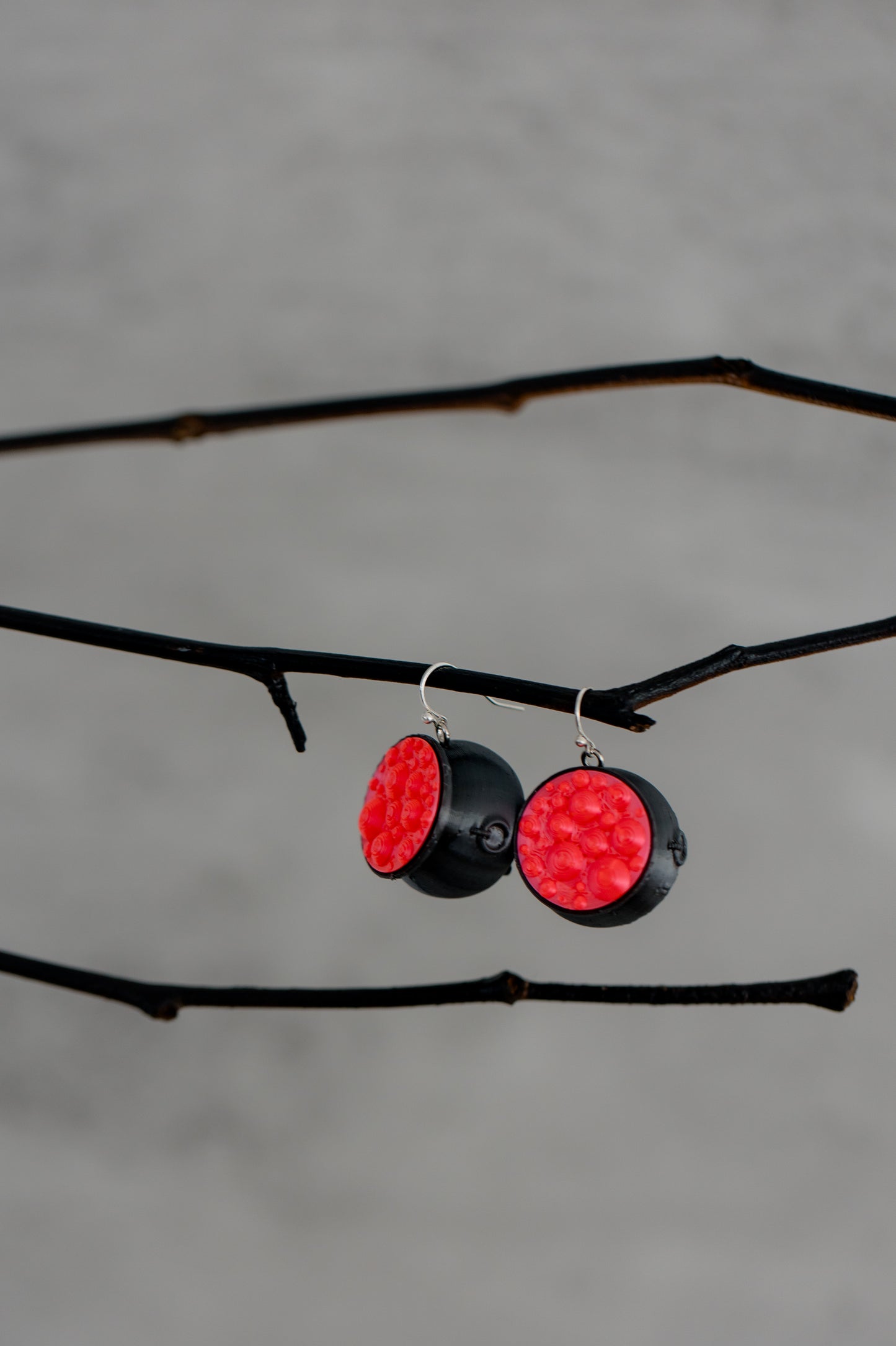 Pink Cauldron Earrings