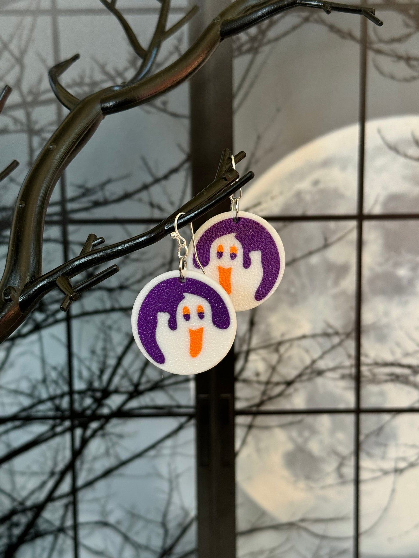 Cozy Cookie Earrings - Ghosts