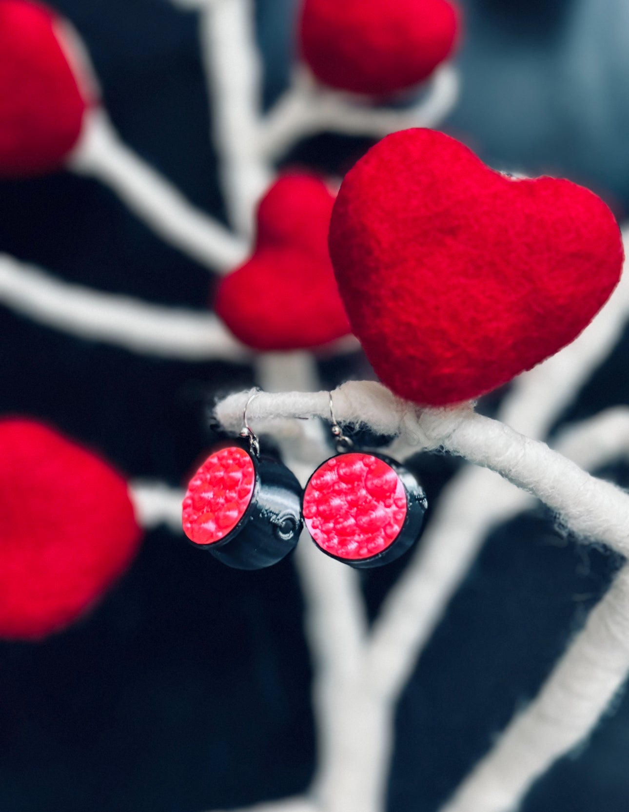 Pink Cauldron Earrings