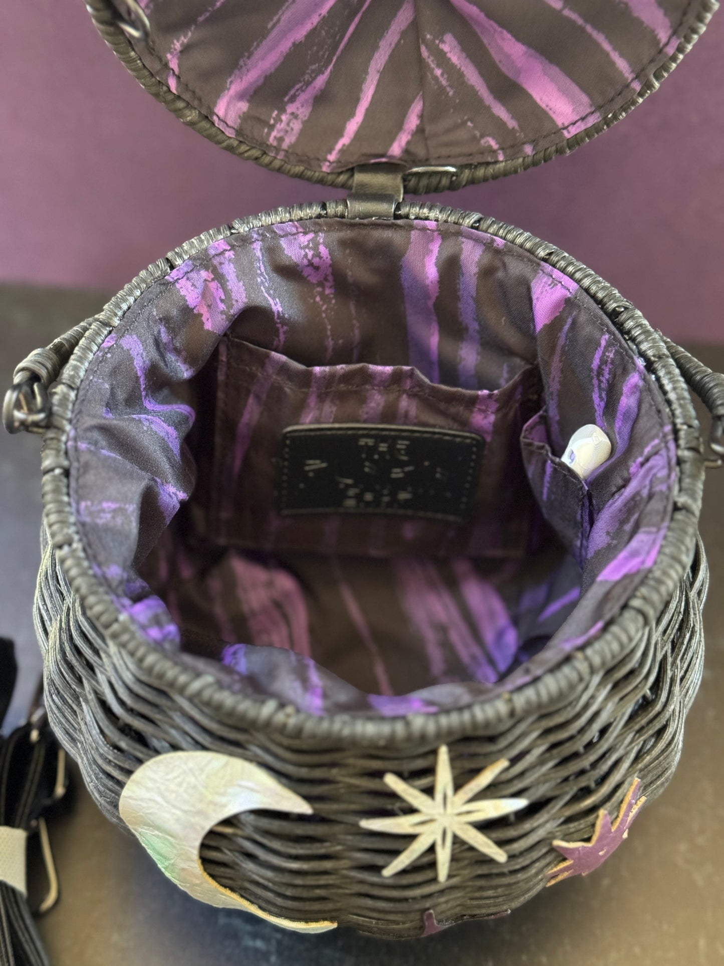 The Midnight Spell Mini Cauldron Basket – Practical Magic Inspired Purse