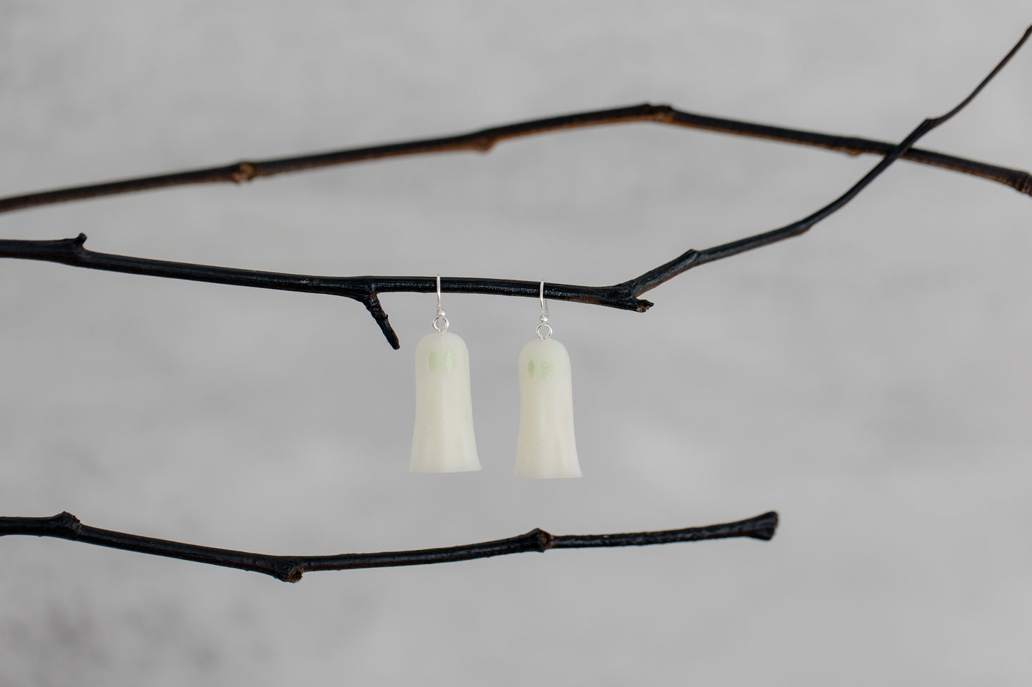 Ghoulish Glow Ghost Earrings