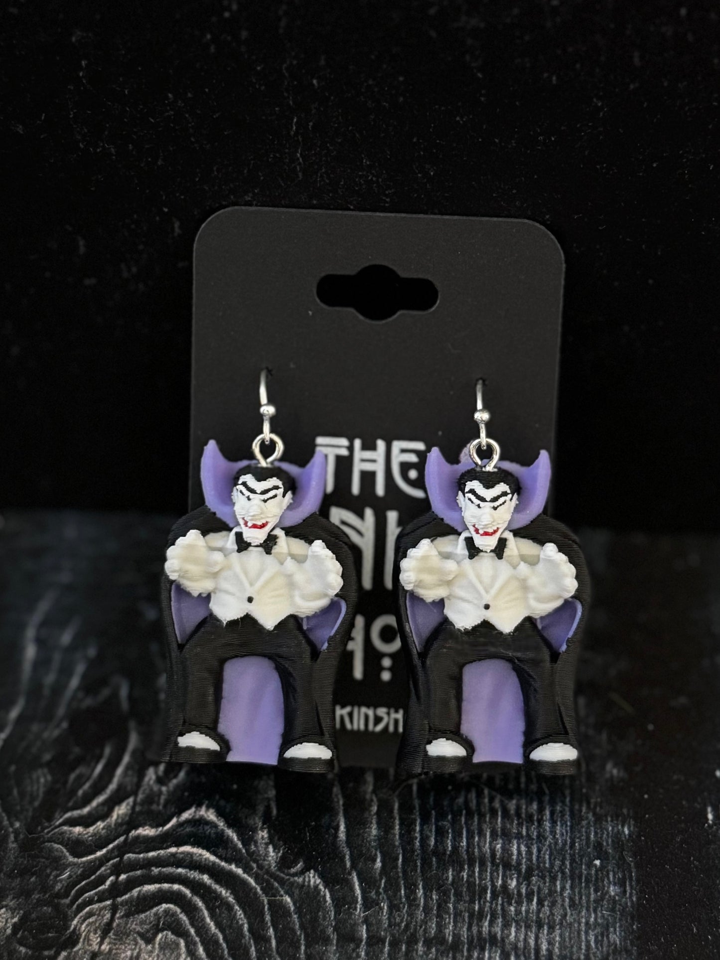 Vintage Inspired Blow Mold Vampire Earrings – Retro Halloween