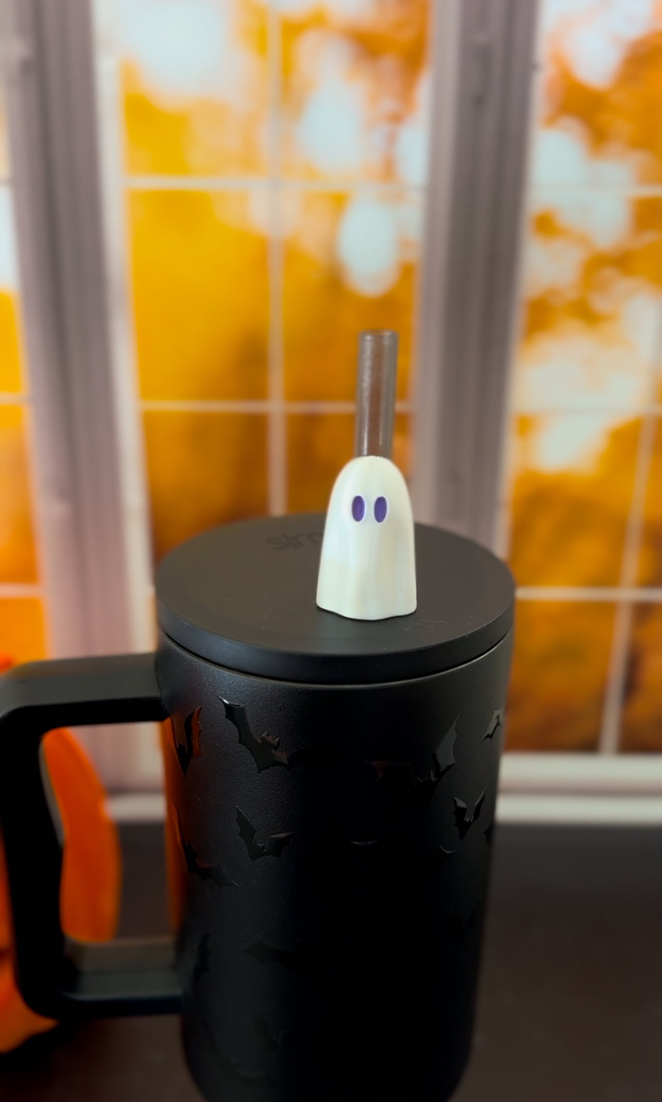 Ghost Straw Topper