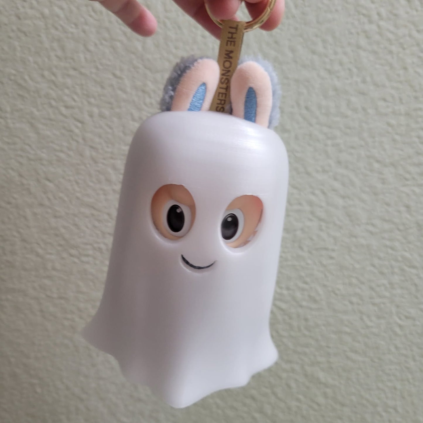 La-BOO-BOO: Glow-in-the-Dark: Bluish Glow: Ghost Costume for Labubu – -Halloween Spirit Mini Cloak Accessory