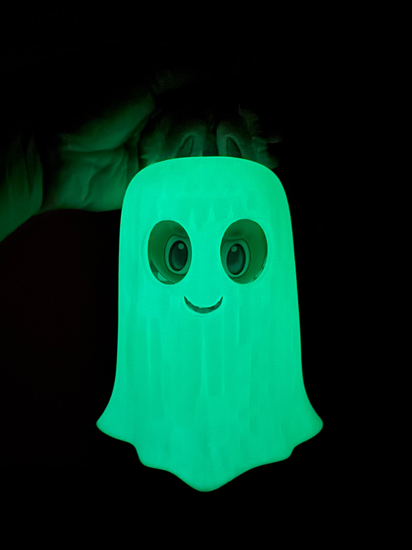 La-BOO-BOO: Glow-in-the-Dark: Green Glow: Ghost Costume for Labubu – -Halloween Spirit Mini Cloak Accessory