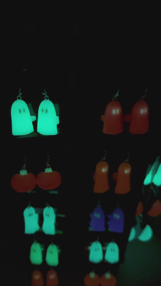 Surprise Glow-in-the-Dark Halloween Earrings