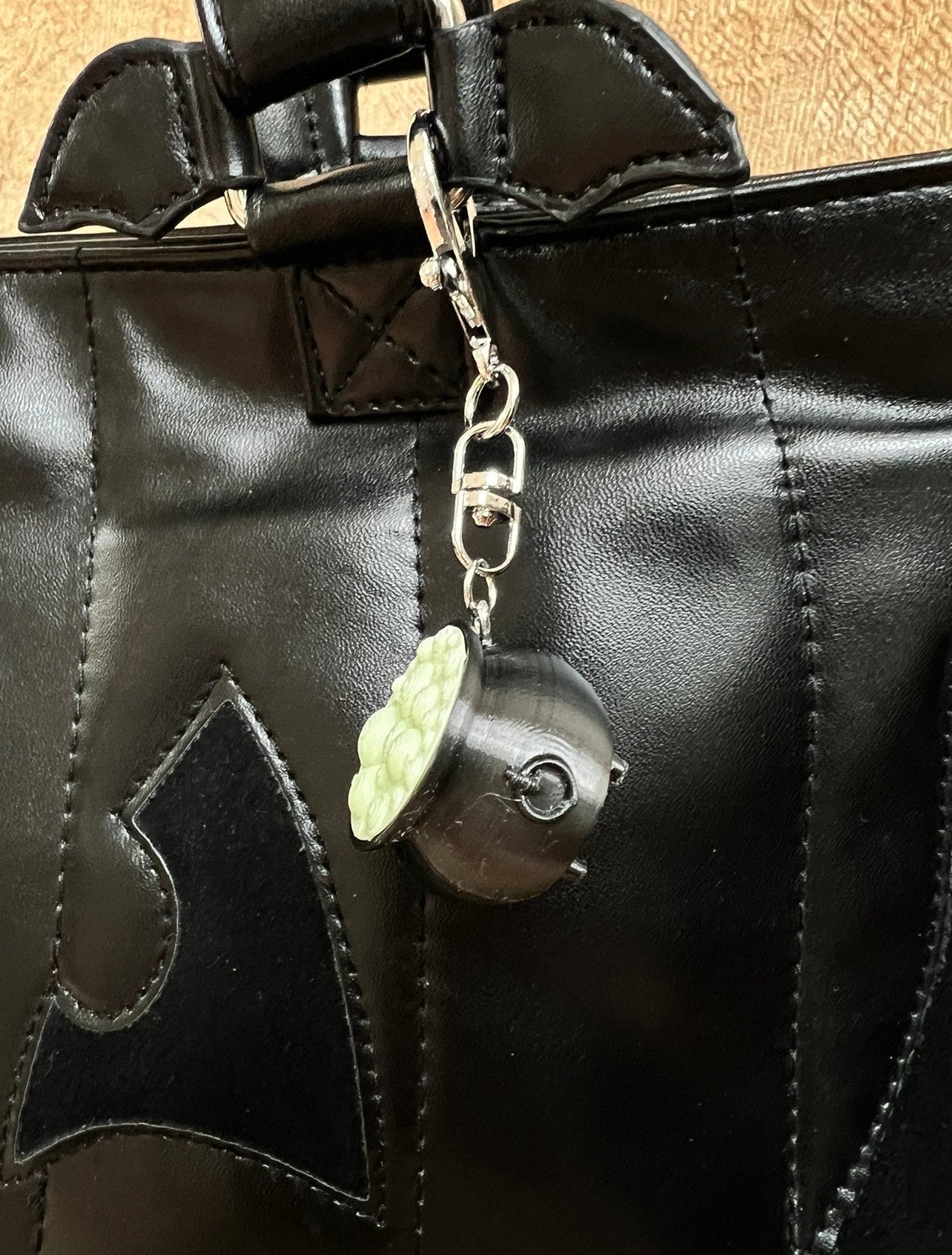 Spring-o-ween Cauldron Purse Charm/Keychain