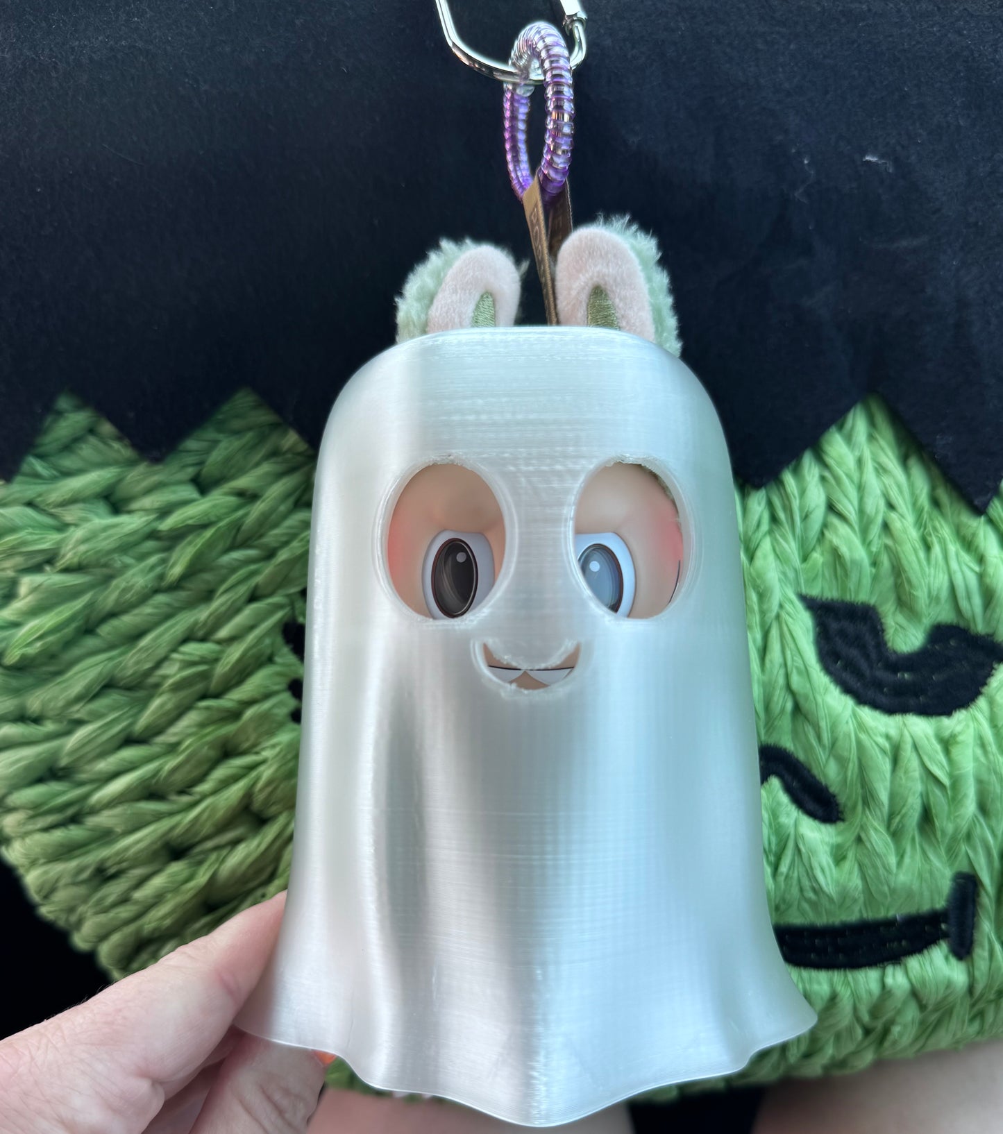 Ghost Costume for Labubu – Halloween Spirit Mini Cloak Accessory