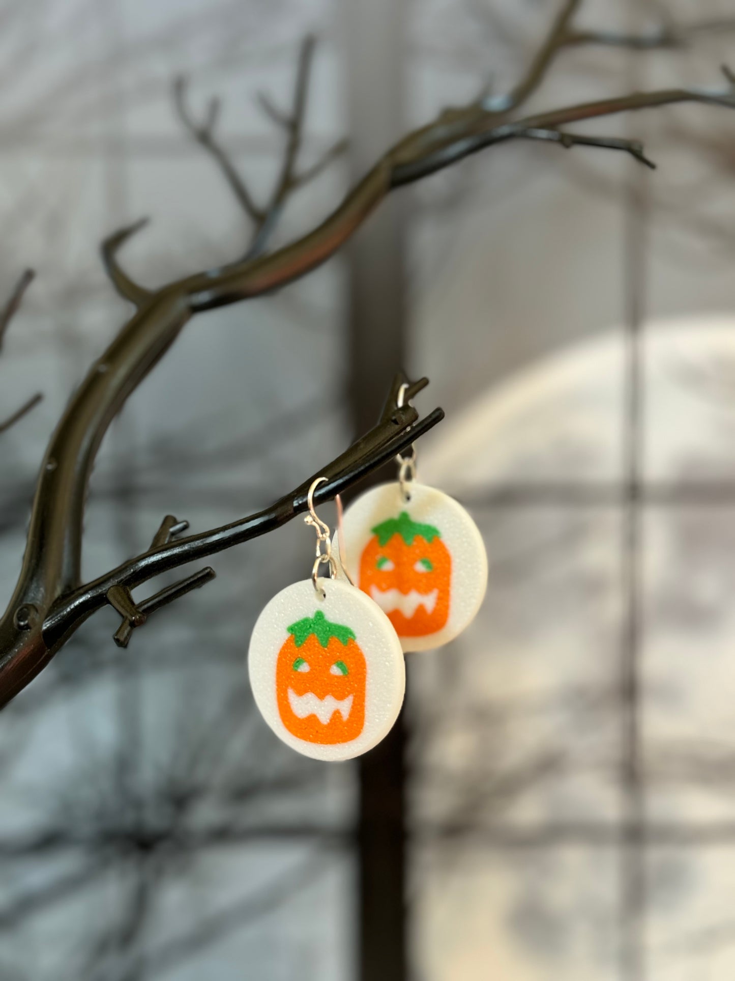 Cozy Cookie Earrings - Pumpkins