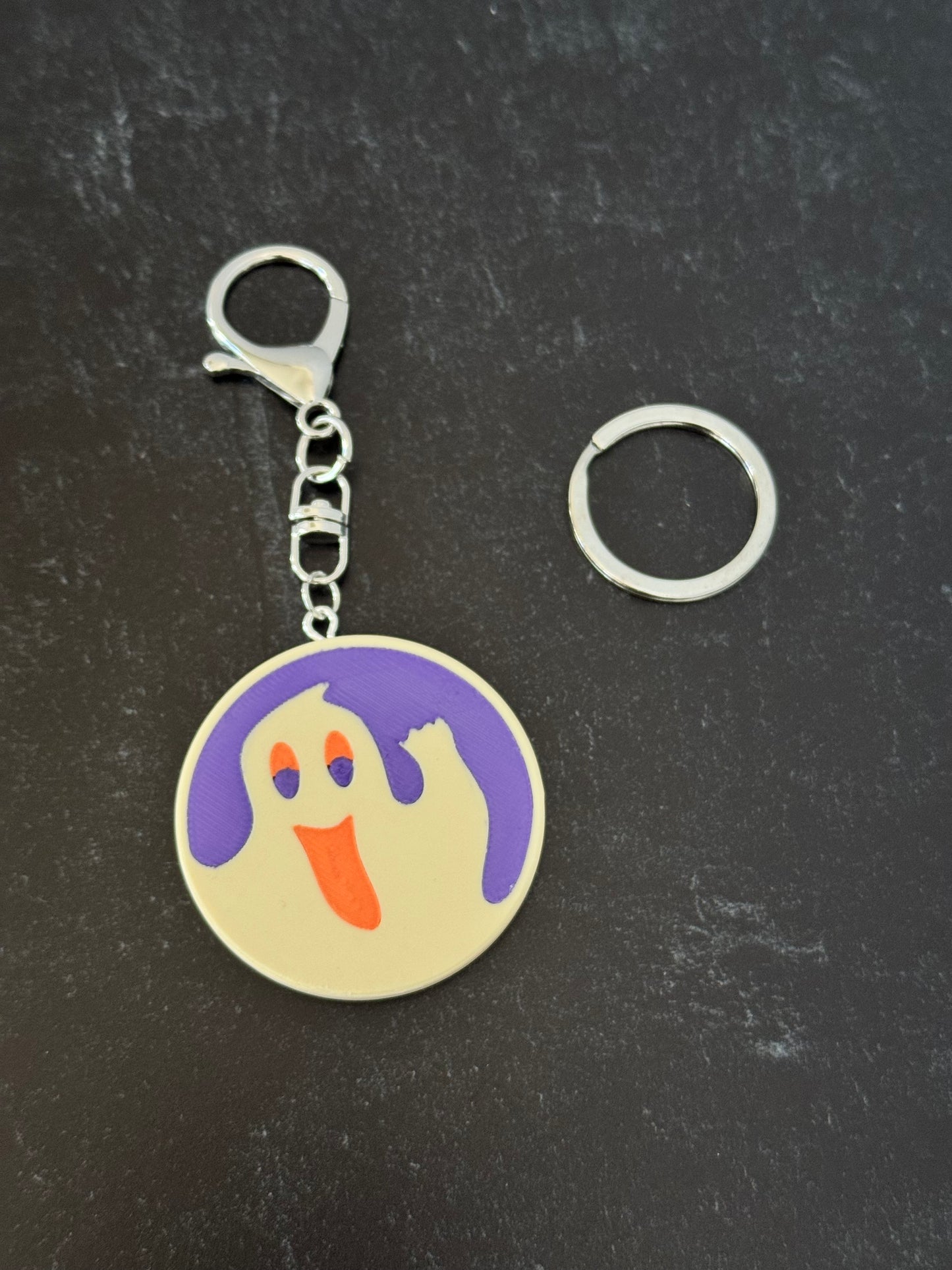 Cozy Cookie Keychain - Ghost
