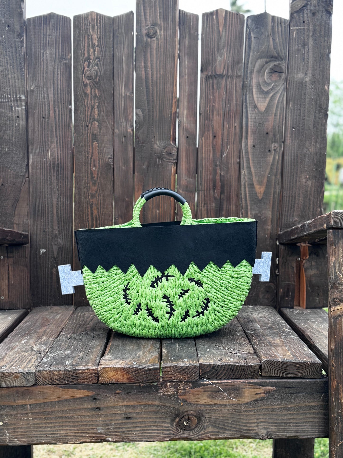 Sun-Kissed & Stitched-  Frankenstein Spooky Summer Bag