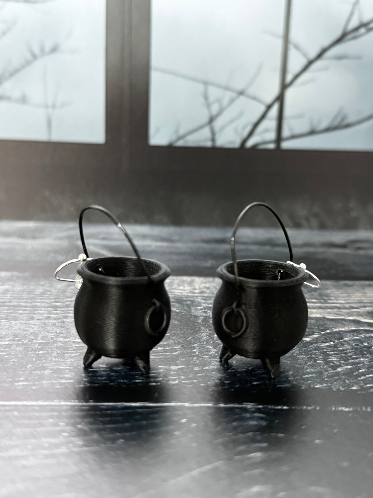 Mini Cauldron Earrings