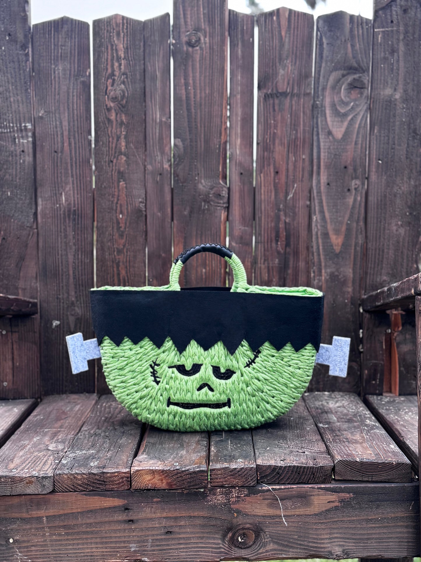 Sun-Kissed & Stitched-  Frankenstein Spooky Summer Bag