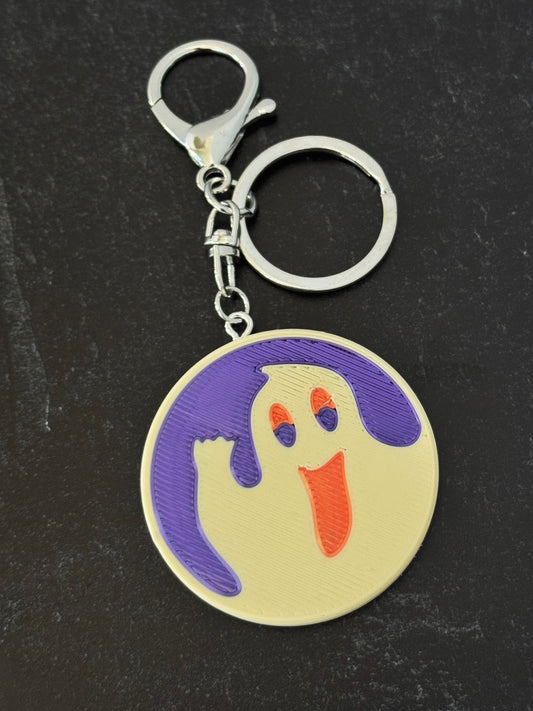 Cozy Cookie Keychain - Ghost