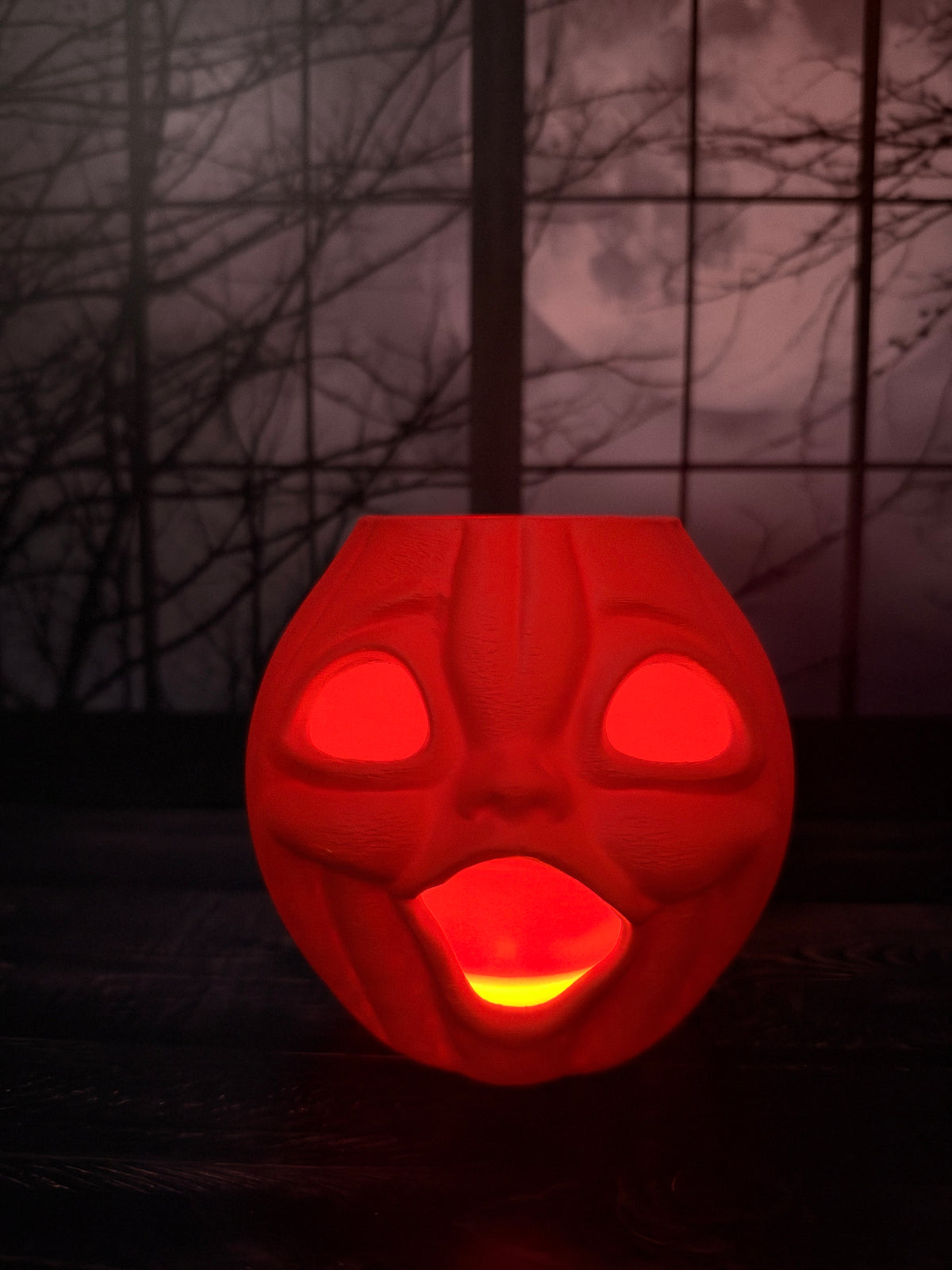 Vintage Inspired Choir Boy Jack-O'-Lantern with Removable Face Insert