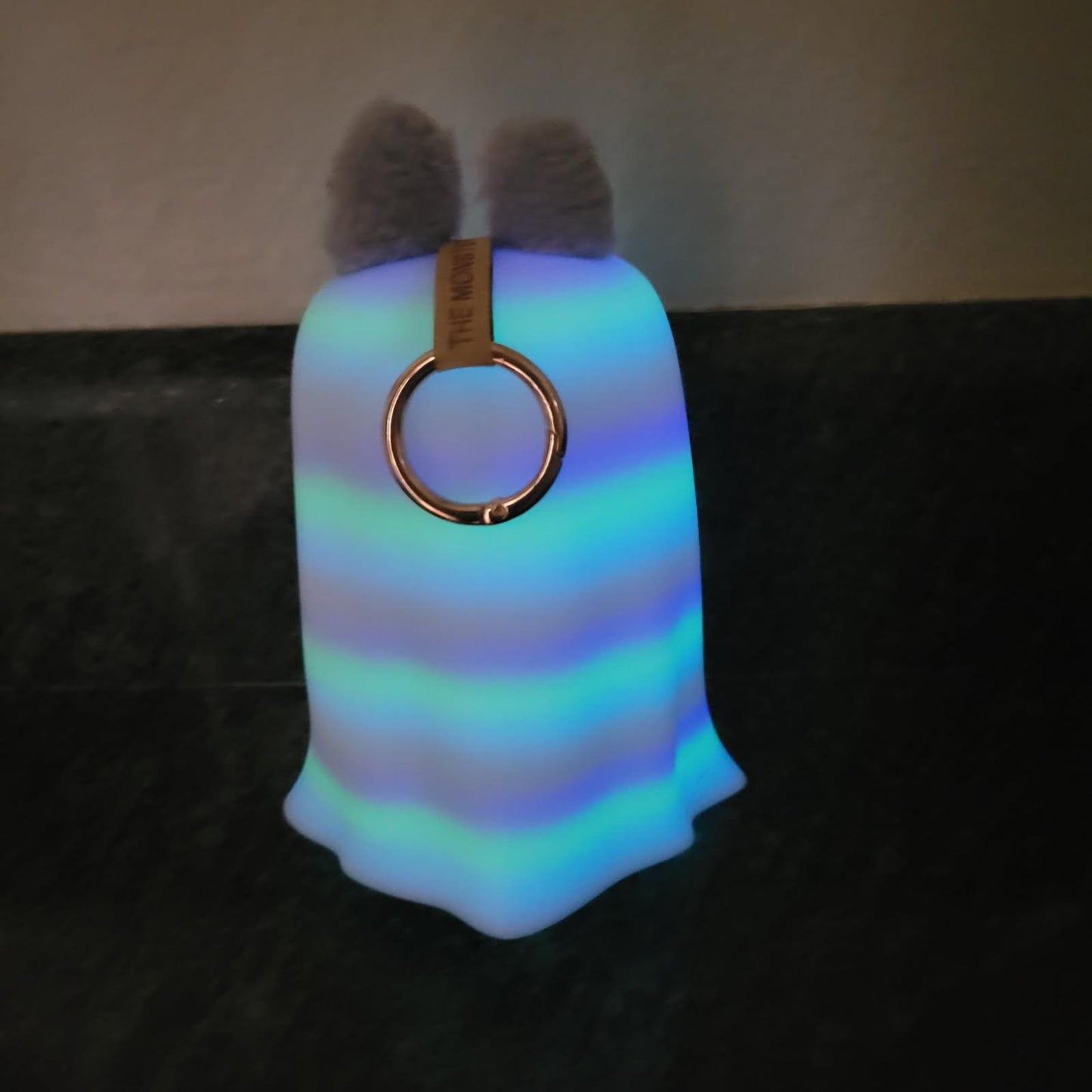 Glow-in-the-Dark: Striped: Ghost Costume for Labubu – Halloween Spirit Mini Cloak Accessory