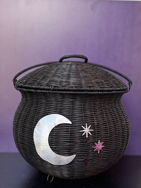The Midnight Spell Large Cauldron Basket – Practical Magic Inspired