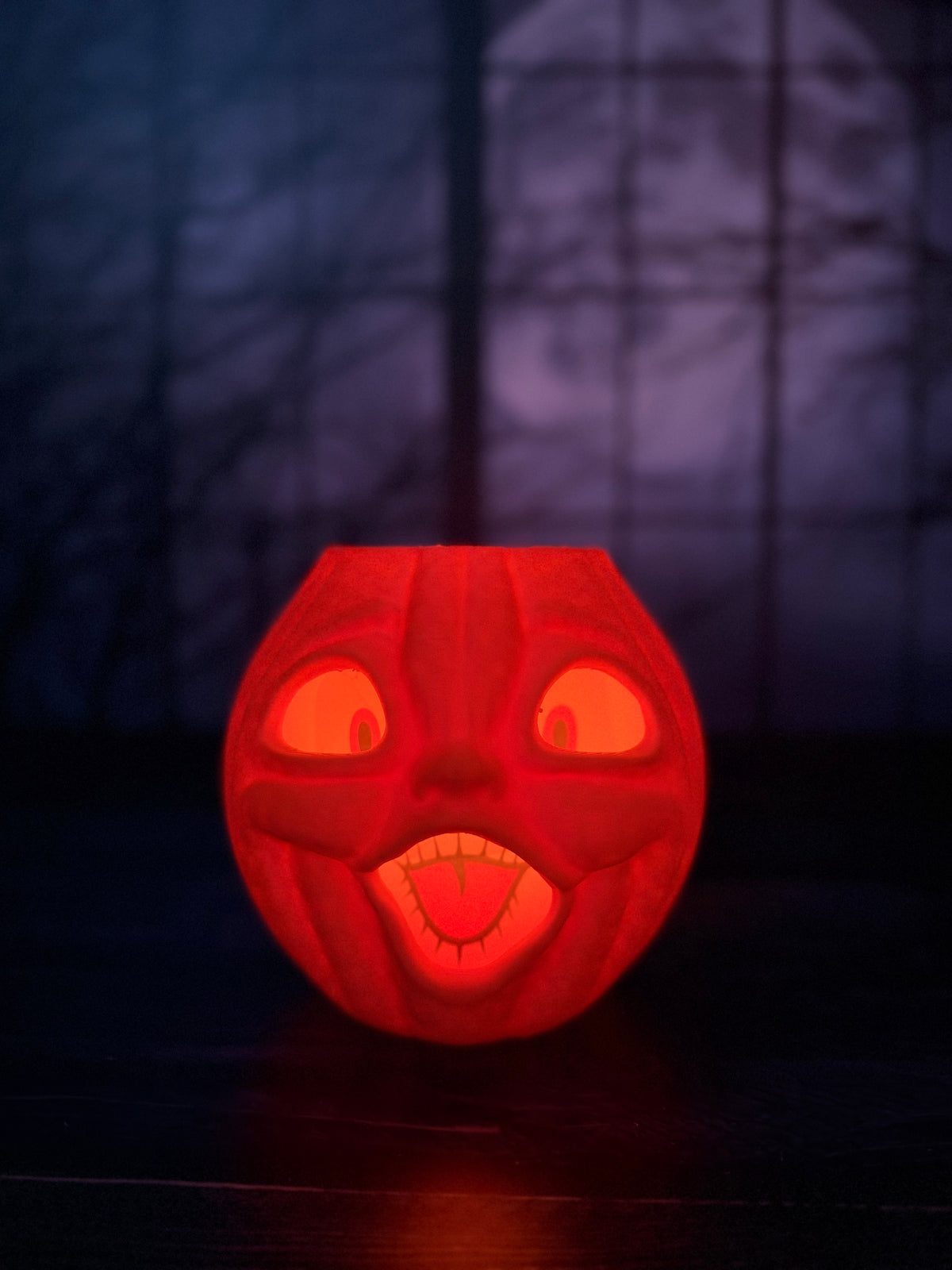 Vintage Inspired Choir Boy Jack-O'-Lantern with Removable Face Insert