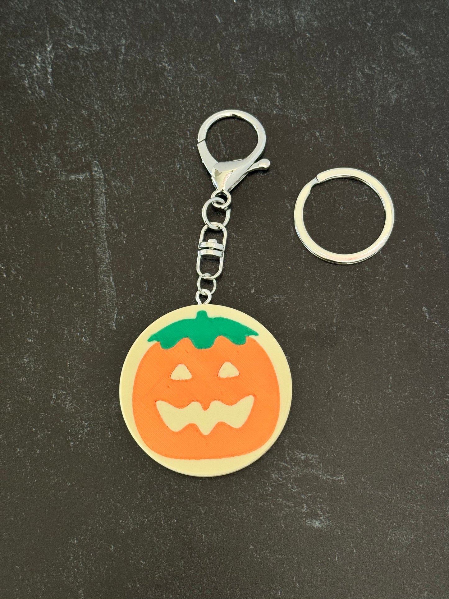 Cozy Cookie Keychain - Pumpkin