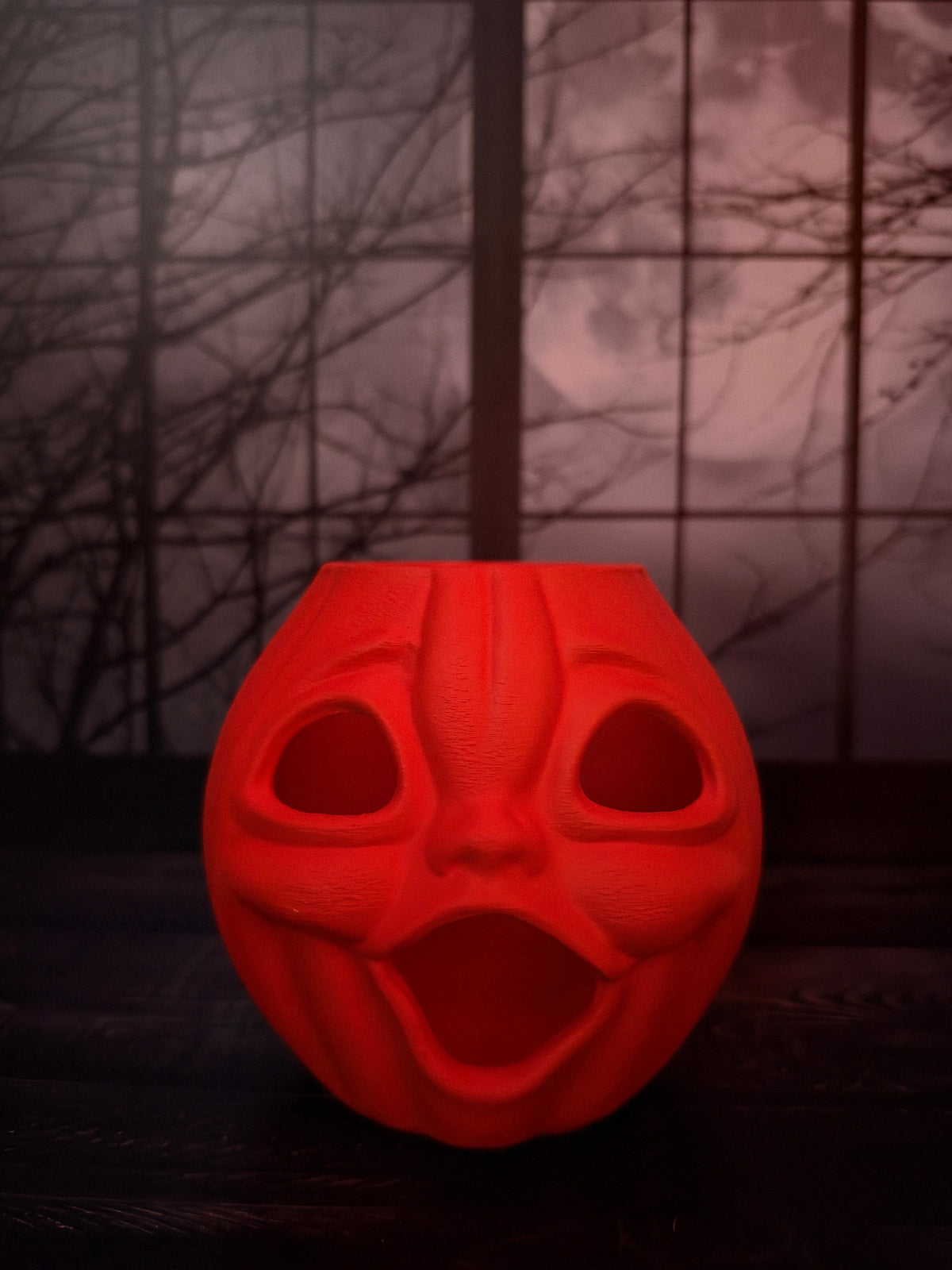 Vintage Inspired Choir Boy Jack-O'-Lantern with Removable Face Insert