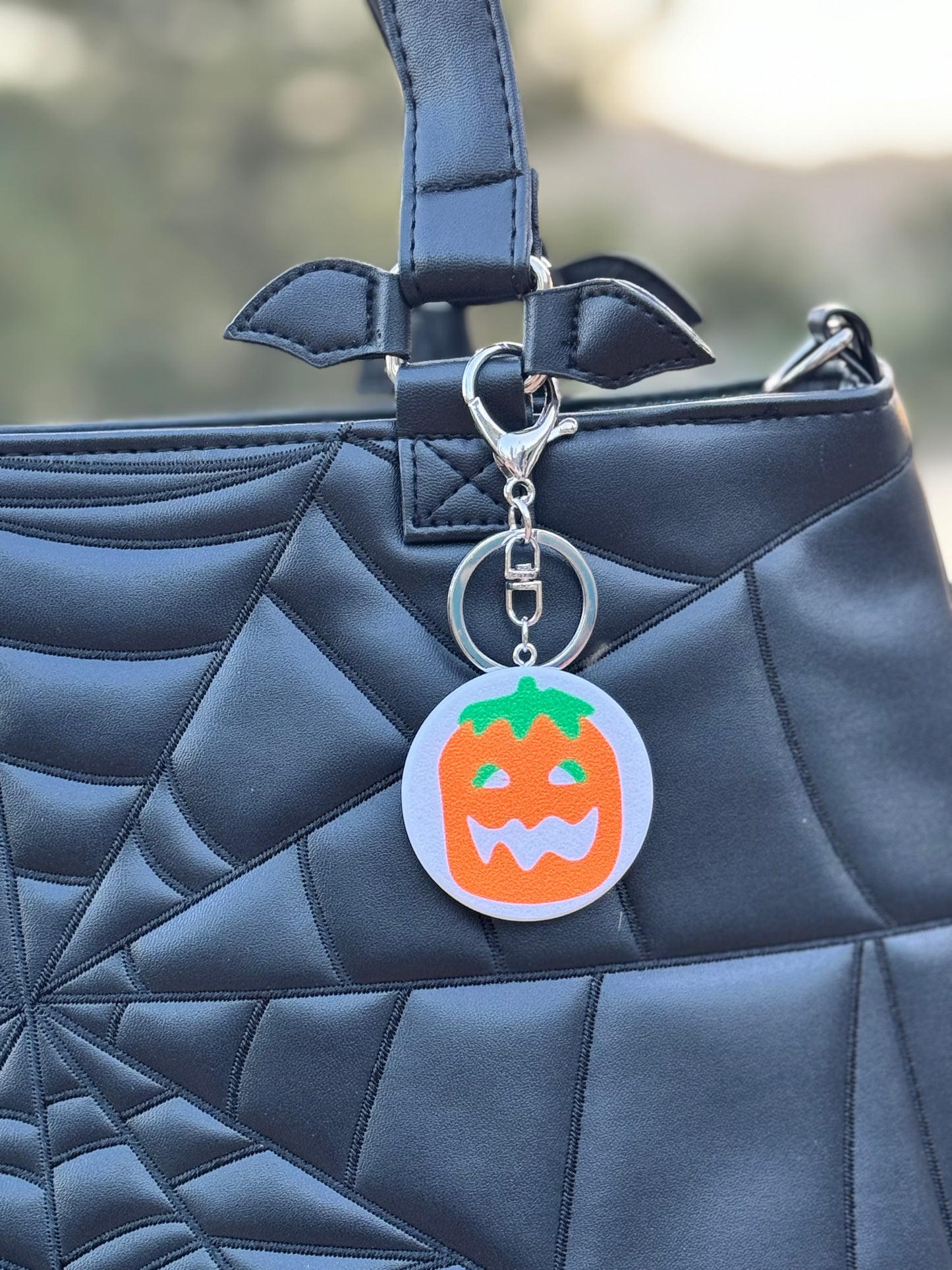 Cozy Cookie Keychain - Pumpkin