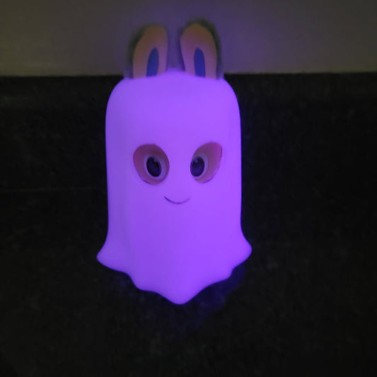 Glow-in-the-Dark: Purple Glow: Ghost Costume for Labubu – -Halloween Spirit Mini Cloak Accessory