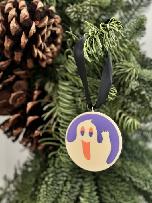 Cozy Cookie Ornament - Ghost
