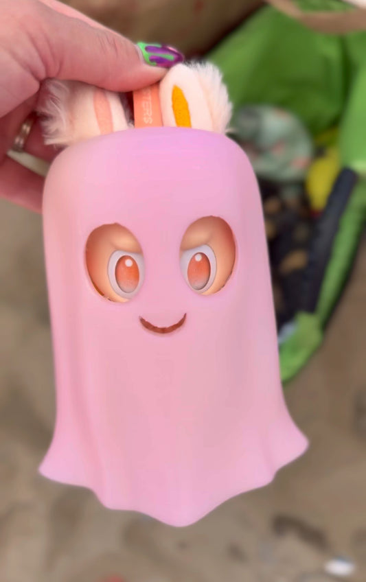 La-BOO-BOO: Ghost Costume for Labubu- Color Changing – Halloween Spirit Accessory