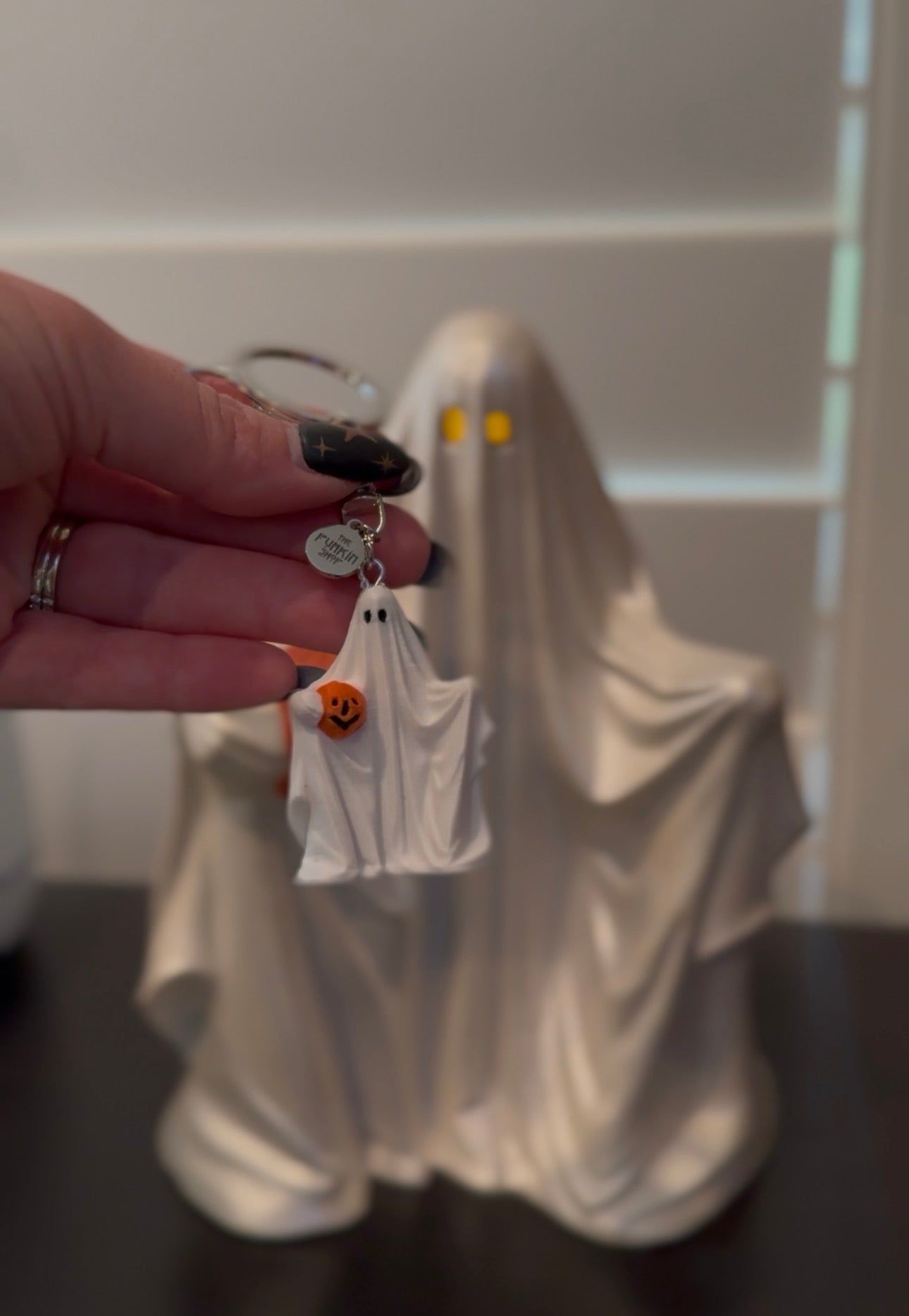 Vintage Inspired Tiny Trick-or-Treater Keychain