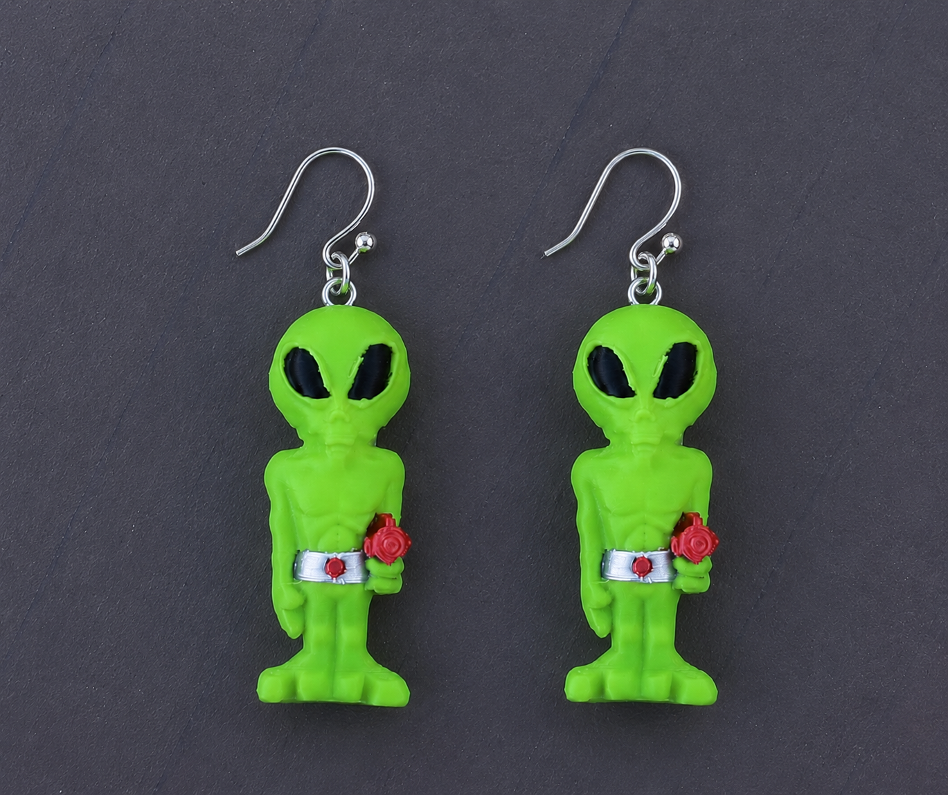 Vintage Inspired Alien Earrings