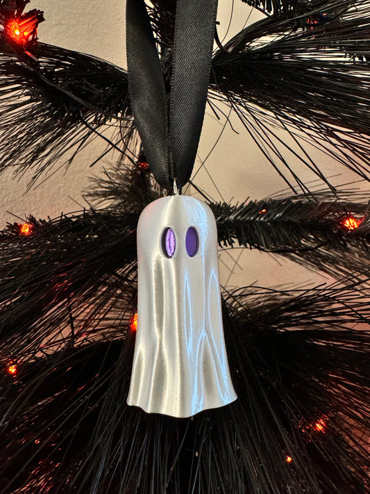 Spirit of Christmas Ornament - Purple Eyes