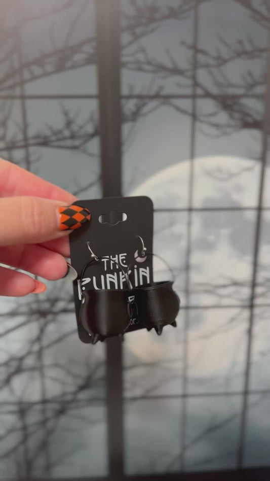 Mini Cauldron Earrings