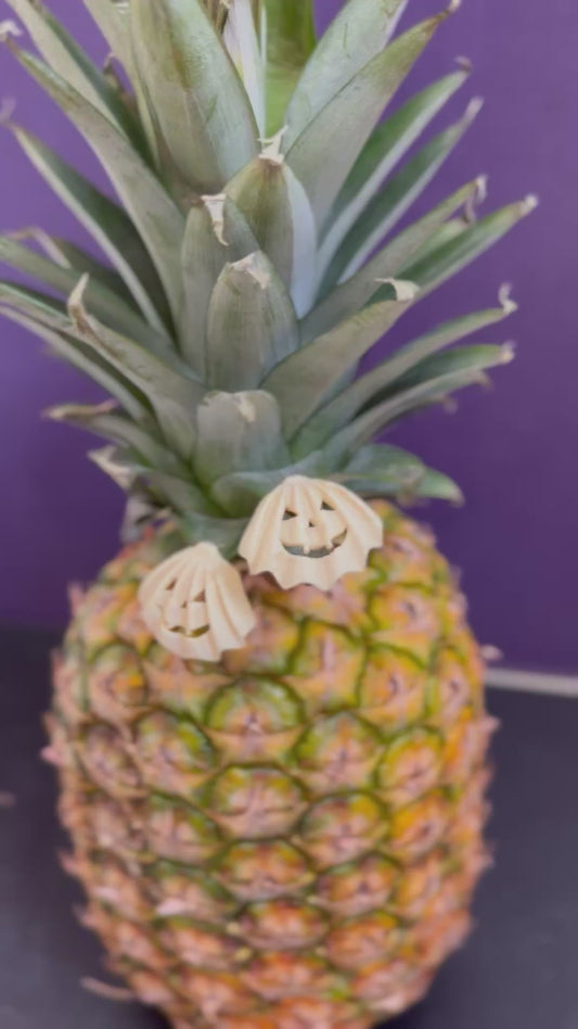 Sea Shell Jack-o-lantern Earrings
