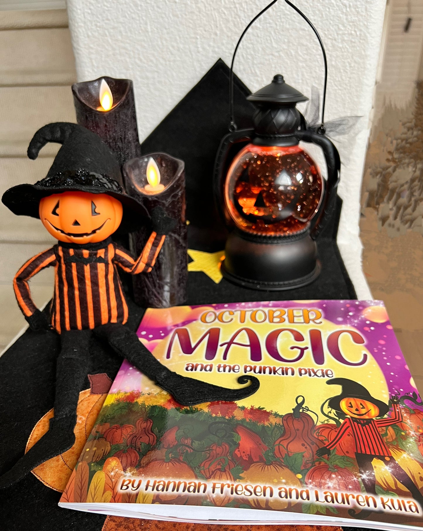 Punkin Pixie and 'October Magic and the Punkin Pixie' book - Combination